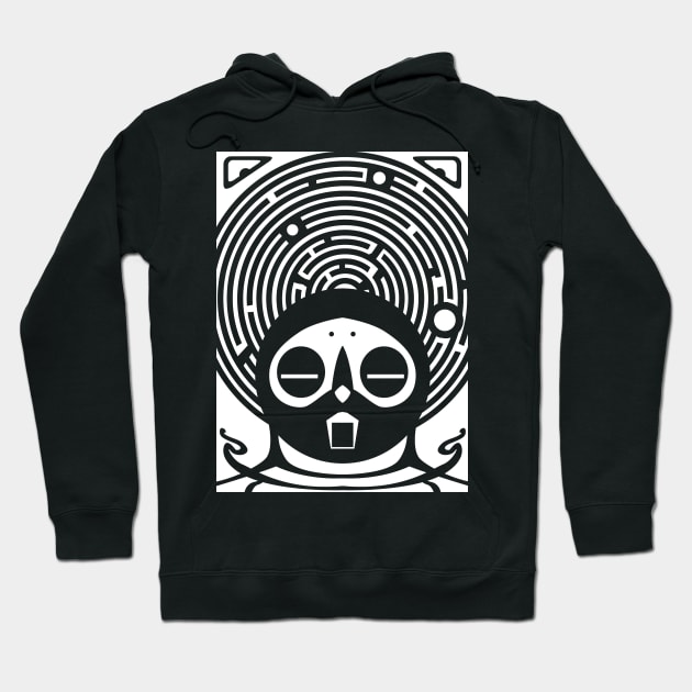 Grimoire Rubrum (White on Black) Hoodie by SJBTees